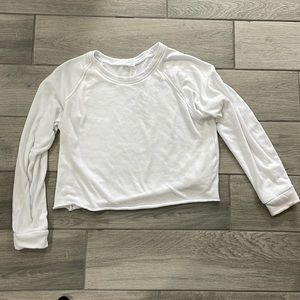 White XS “Cycle House” crop sweatshirt
